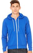 Bella+Canvas Poly-Cotton Fleece Full-Zip Hoodie