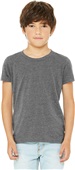 Bella+Canvas Youth Jersey Short Sleeve Tee 3001Y DEEP HEATHER Primary