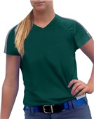 Womens Girls Fast Pitch Squeeze Bunt V-Neck Jersey