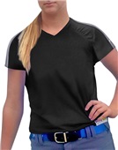 Womens Girls Fast Pitch Squeeze Bunt V-Neck Jersey