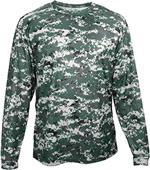 Badger Sport Adult/Youth Digital Camo L/S Tee