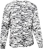 Badger Sport Adult/Youth Digital Camo L/S Tee