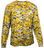 Badger Sport Adult/Youth Digital Camo L/S Tee