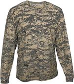 Badger Sport Adult/Youth Digital Camo L/S Tee