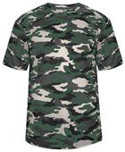 Badger Adult/Youth Short Sleeve Camo Tee Shirt