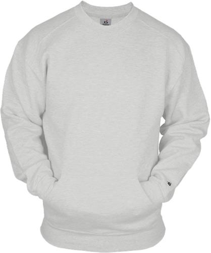 Badger Sport Adult Pocket Crew Sweatshirt w Kangaroo Pocket Epic Sports