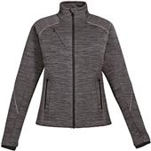 North End Ladies Flux Mélange Bonded Fleece Jacket