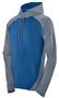 Adult Kangaroo Pocket Hoodie (Black,Graphite Heather) GRAPHITE HEATHER/NAVY Primary