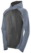 Adult Kangaroo Pocket Hoodie (Black,Graphite Heather)