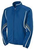 Womens 2-Color, Full Zip, Angled Pockets, Sports Jacket NAVY/SLATE/WHITE Primary