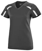 Augusta Sportswear Ladies Avail Jersey 1002 BLACK/WHITE Primary