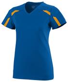 Augusta Sportswear Ladies Avail Jersey 1002 ROYAL/GOLD Primary
