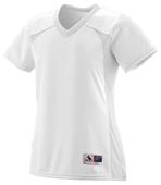Augusta Ladies Girls Victor Replica Jersey WHITE/WHITE Primary