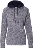 J America Ladies Cosmic Poly Fleece Hoodie