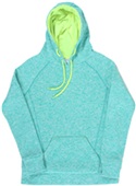 J America Ladies Cosmic Poly Fleece Hoodie