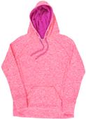 J America Ladies Cosmic Poly Fleece Hoodie