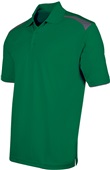 Tonix Men's Motivator Polyester Polo Shirt 1520 FOREST GREEN/GRAPHITE Pocket