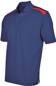 Tonix Men's Motivator Polyester Polo Shirt 1520 NAVY/SCARLET Pocket
