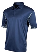 Tonix Men's Leader Digi Camo Polyester Polo Shirt 1530 NAVY/DIGITAL NAVY Pocket