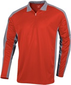 Tonix Adult Encourager Quarter Zip Jacket 1510 SCARLET/GRAPHITE Pocket