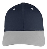 OC Sports Mid to Low Crown Twill Cap GL-271 NAVY/LIGHT-GREY Front