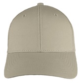 OC Sports Mid to Low Crown Twill Cap GL-271 KHAKI Front