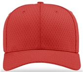 Richardson 495 Pro Mesh R-Flex Baseball Caps (SOLID) RED Front