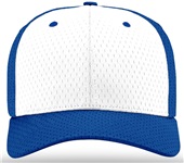 Richardson 495 Pro Mesh R-Flex Baseball Caps (ALTERN.) WHITE FRONT PANEL/ROYAL VISOR/ROYAL BACK Front