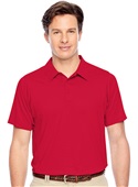 Team 365 Mens Charger Performance Polo Shirt SPORT RED Pocket