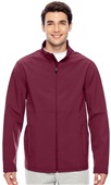 Team 365 Mens Leader Soft Shell Jacket SPORT MAROON Pocket