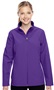 Team 365 Ladies Leader Soft Shell Jacket SPORT PURPLE Pocket