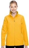 Team 365 Ladies Leader Soft Shell Jacket SPORT ATHLETIC GOLD Pocket