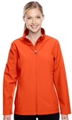 Team 365 Ladies Leader Soft Shell Jacket SPORT ORANGE Pocket