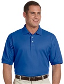 Devon & Jones Mens Pima Pique Short-Sleeve Polo TRUE ROYAL Pocket