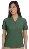 Devon & Jones Ladies Pima Pique Y-Collar Polo DILL Pocket