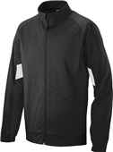 Augusta Sportswear Adult/Yth Tour De Force Jacket BLACK/BLACK/WHITE Pocket