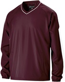 Holloway Adult Youth Bionic Windshirt MAROON/WHITE Pocket