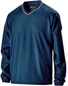 Holloway Adult Youth Bionic Windshirt NAVY/WHITE Pocket