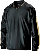 Holloway Adult Youth Bionic Windshirt BLACK/VEGAS GOLD Pocket