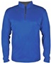 Badger Sport Adult/Youth 1/4 Zip Pullover Shirt ROYAL/GRAPHITE Pocket