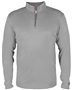 Badger Sport Adult/Youth 1/4 Zip Pullover Shirt SILVER/GRAPHITE Pocket