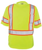 Game Sportswear The GAME-Wick Two-Tone Class 3 Tee 275R NEON LIME Front