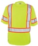 Game Sportswear The GAME-Wick Two-Tone Class 3 Tee 275R NEON LIME Front