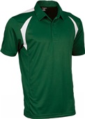 Tonix Adult Spirit Polo Shirt 1610 FOREST/WHITE Pocket