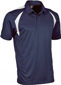 Tonix Adult Spirit Polo Shirt 1610 NAVY/WHITE Pocket
