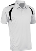 Tonix Adult Spirit Polo Shirt 1610 WHITE/BLACK Pocket