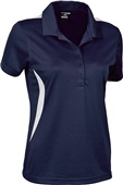 Tonix Ladies Spirit Polo Shirt NAVY/WHITE Pocket
