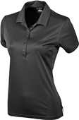 Tonix Ladies Vanguard Polo Shirt 1625 BLACK Pocket