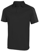 Tonix Adult Focus Polo Shirt BLACK Pocket