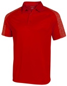 Tonix Adult Focus Polo Shirt SCARLET Pocket